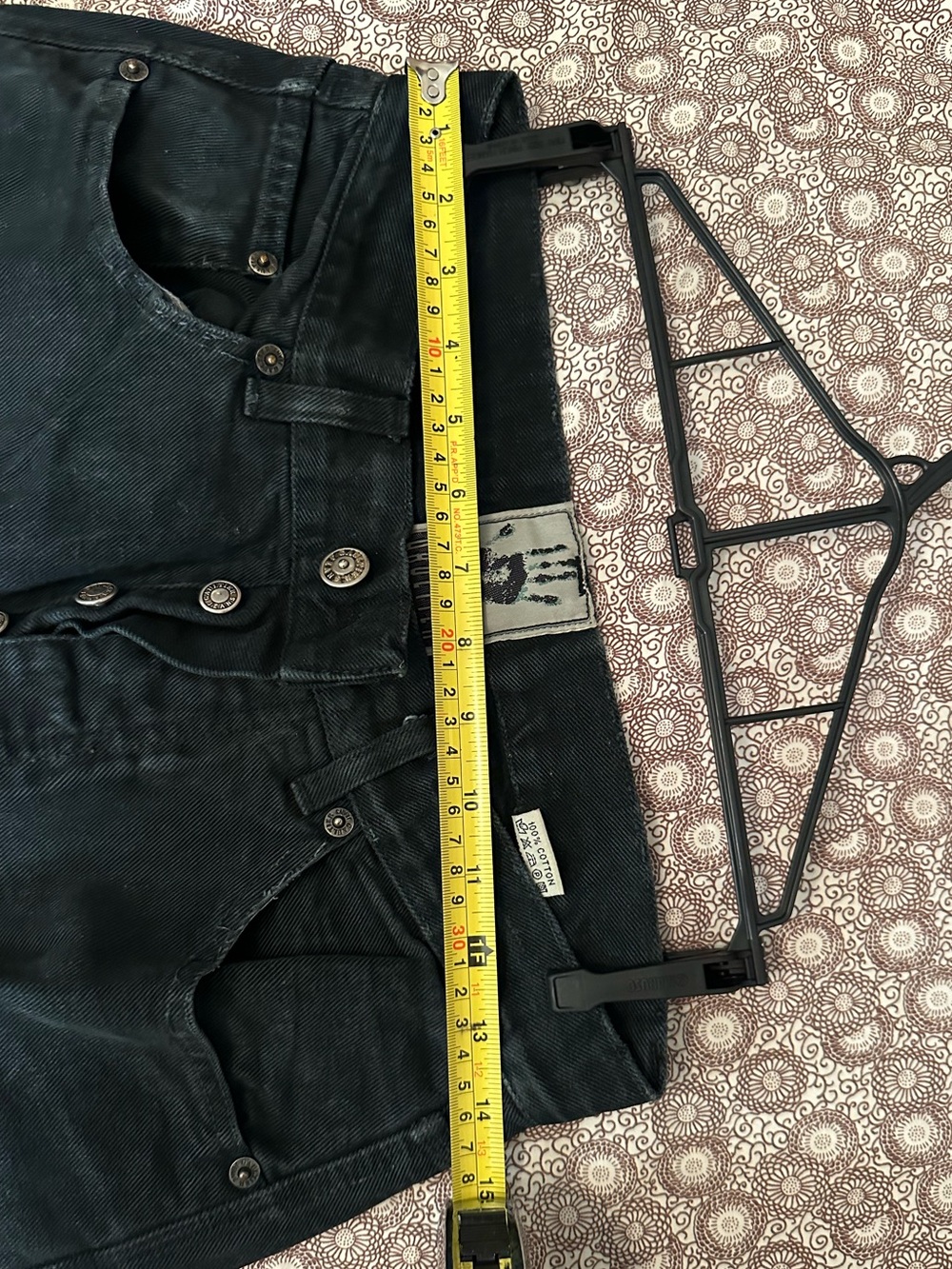 Jean Paul Gaultier Black Straight Leg Men's Jeans - Picture 6 of 16